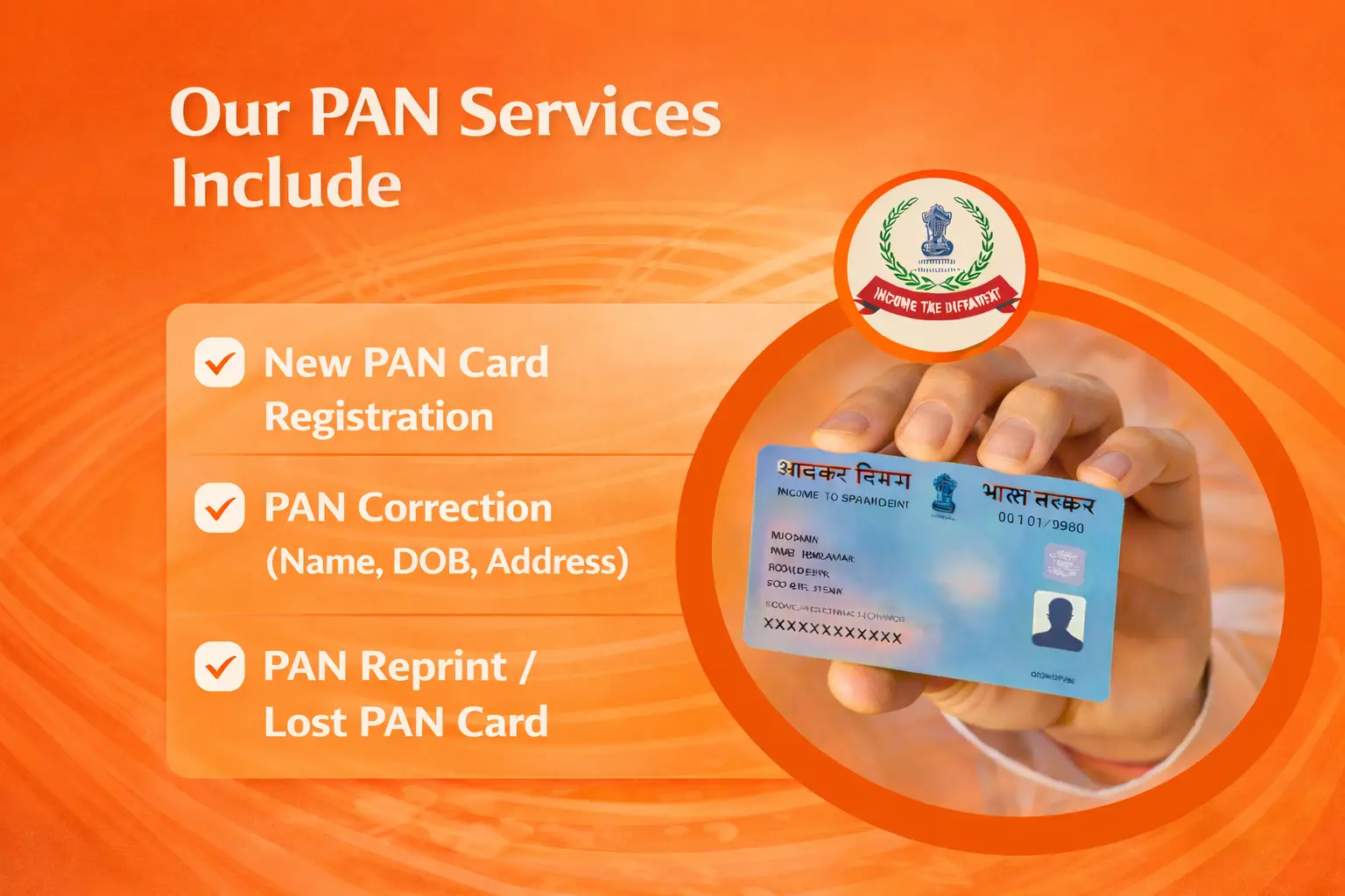 PAN Card Registration & Update Service (Online)